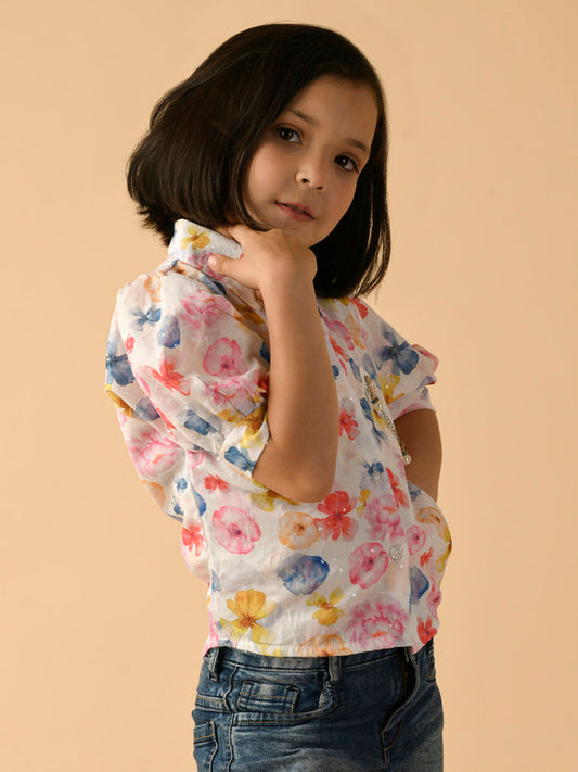 Albion Premium Girls Multi Top