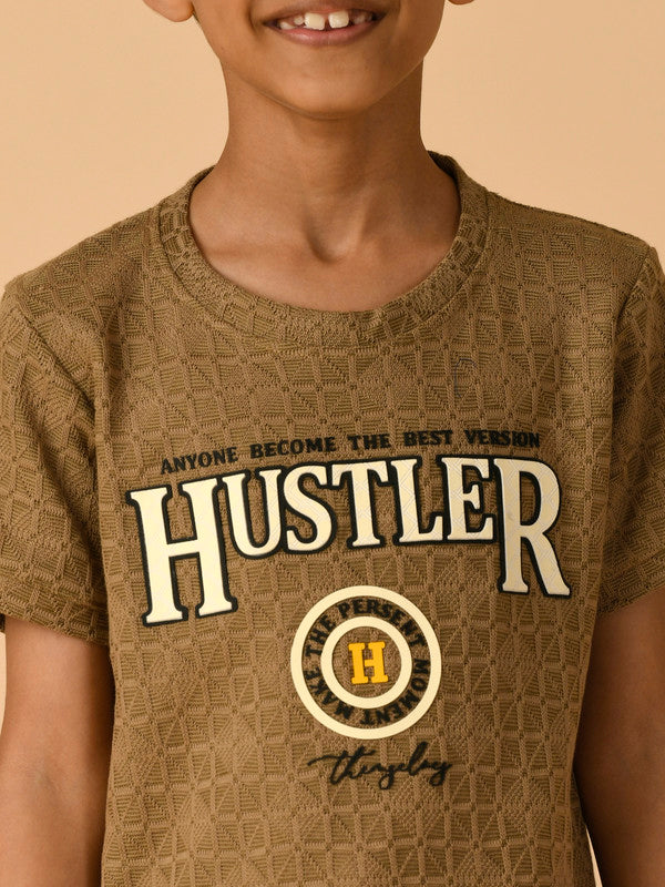 Albion Premium Boys Khaki T-shirt