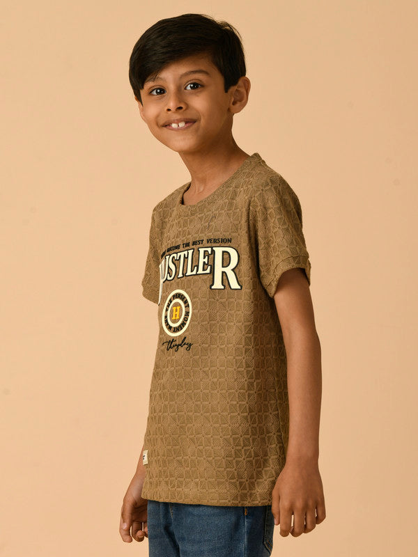Albion Premium Boys Khaki T-shirt