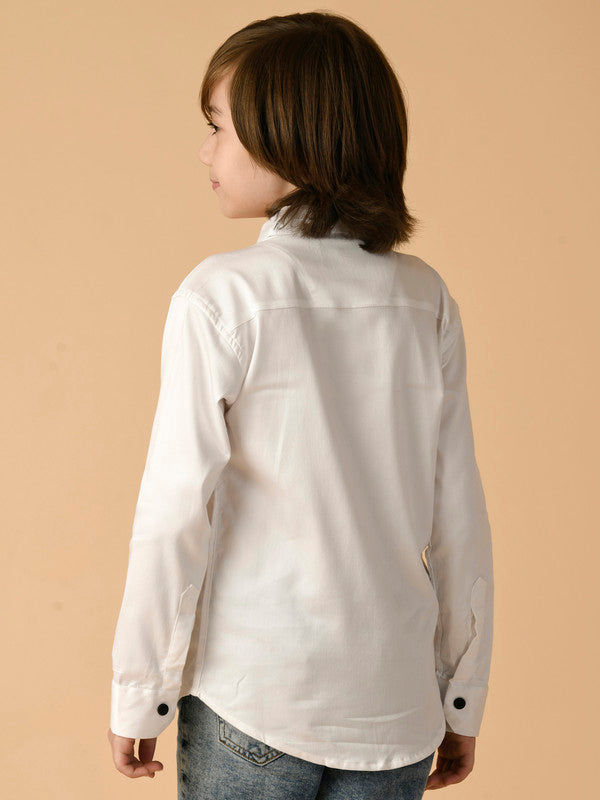 Albion Premium Boys White Shirt