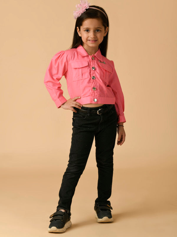 Albion Premium Girls Pink Frock
