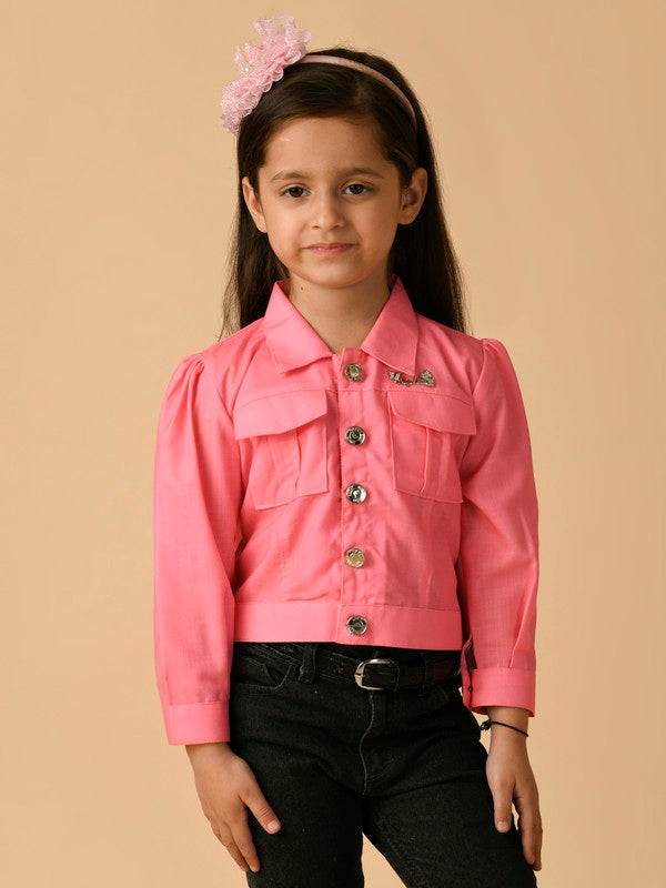 Albion Premium Girls Pink Frock