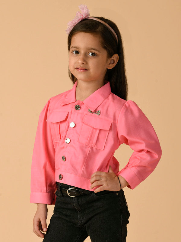 Albion Premium Girls Pink Frock