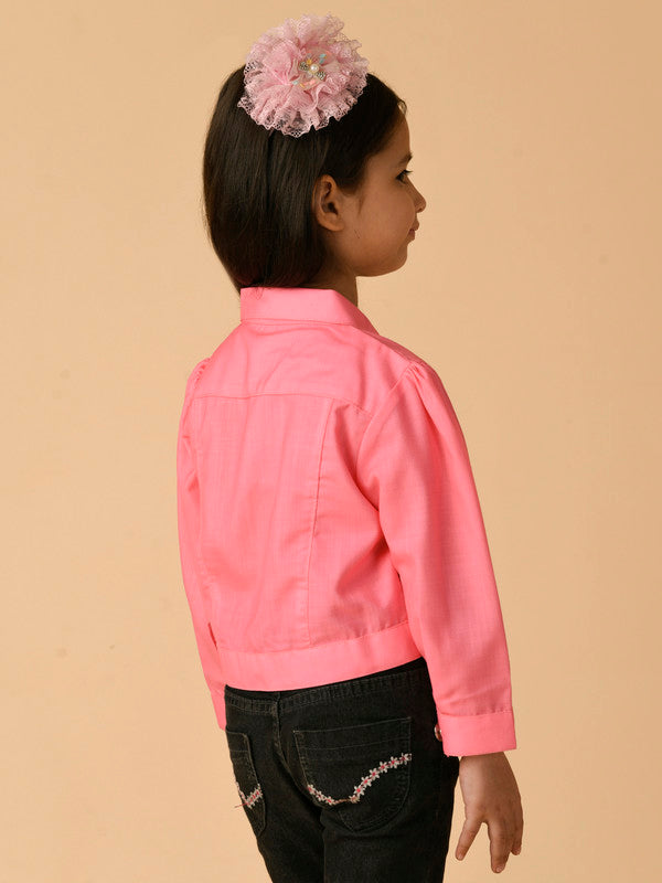 Albion Premium Girls Pink Frock