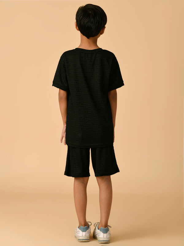 Albion Premium Boys Black Co-ord set