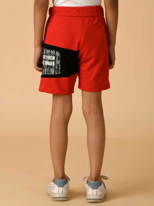 Albion Premium Boys Lower Red Short