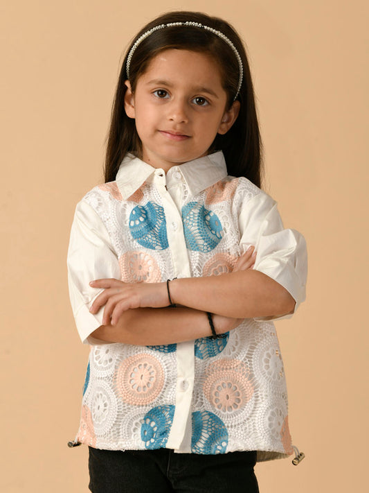 Albion Premium Girls White Top