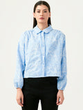 Albion Women Smart Premium Blue Casual Shirt