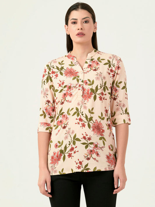 Albion Women Smart Premium Printed Casual Shirt