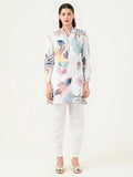 Albion Women Smart Premium White Co-ord set