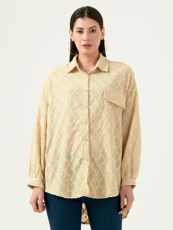 Albion Women Smart Premium Fown Casual Shirt