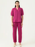 Albion Women Smart Premium Pink Co-ord set