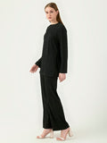 Albion Women Smart Premium Black Co-ord set