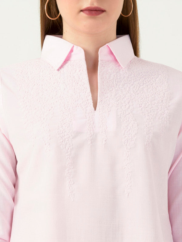 Albion Women Smart Premium Peach Co-ord set