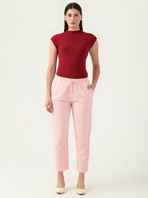 Albion Women Smart Premium Pink Trackpant