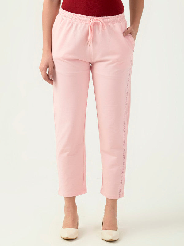Albion Women Smart Premium Pink Trackpant
