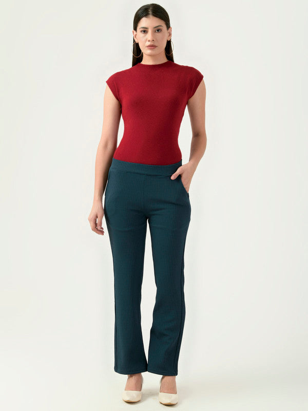 Albion Women Smart Premium Peacock Trousers