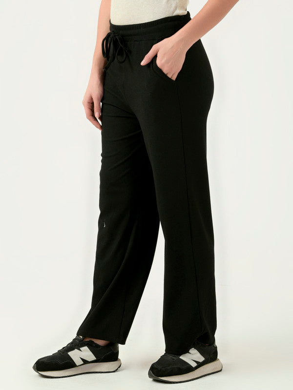 Albion Women Smart Premium Black Trousers