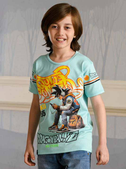 Albion Premium Boys Sturd Studio Mint (Dragonball Z) T-shirt