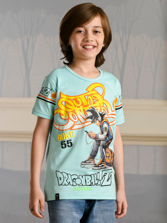 Albion Premium Boys Sturd Studio Mint (Dragonball Z) T-shirt