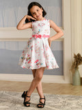 Albion Premium Girls Napoleon White Frock