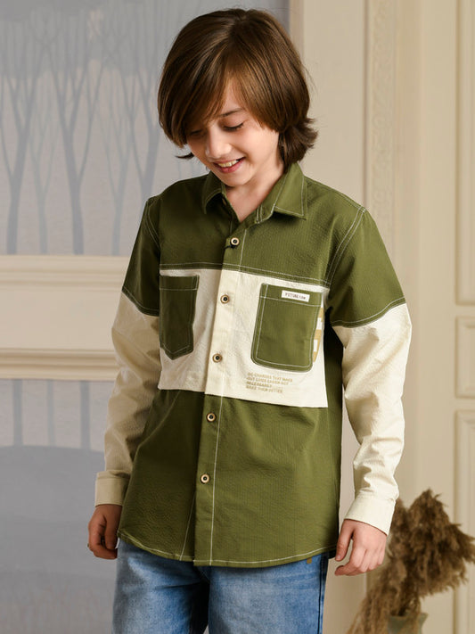 Albion Premium Boys Chase Green Shirt