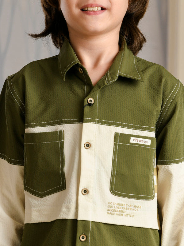 Albion Premium Boys Chase Green Shirt