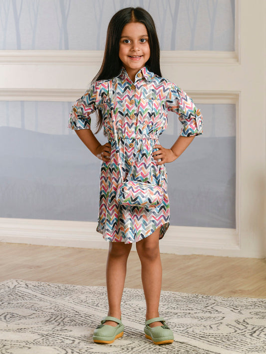 Albion Premium Girls Innocence Multy Frock