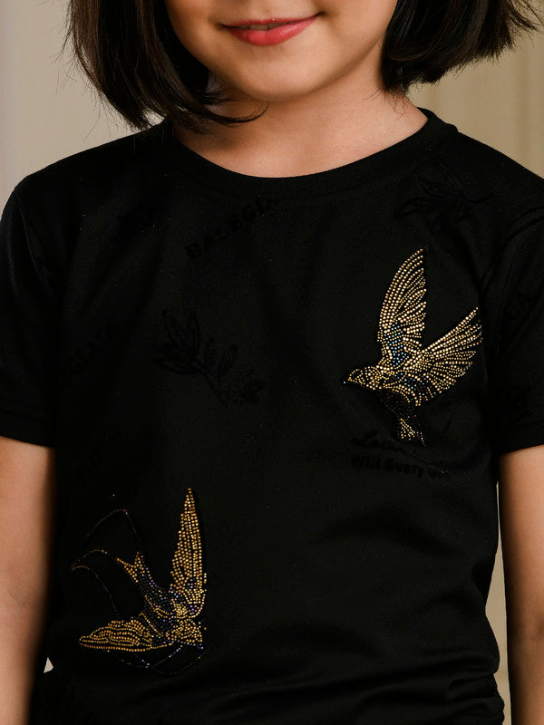 Albion Premium Casual Sturd Studio Black T-Shirt