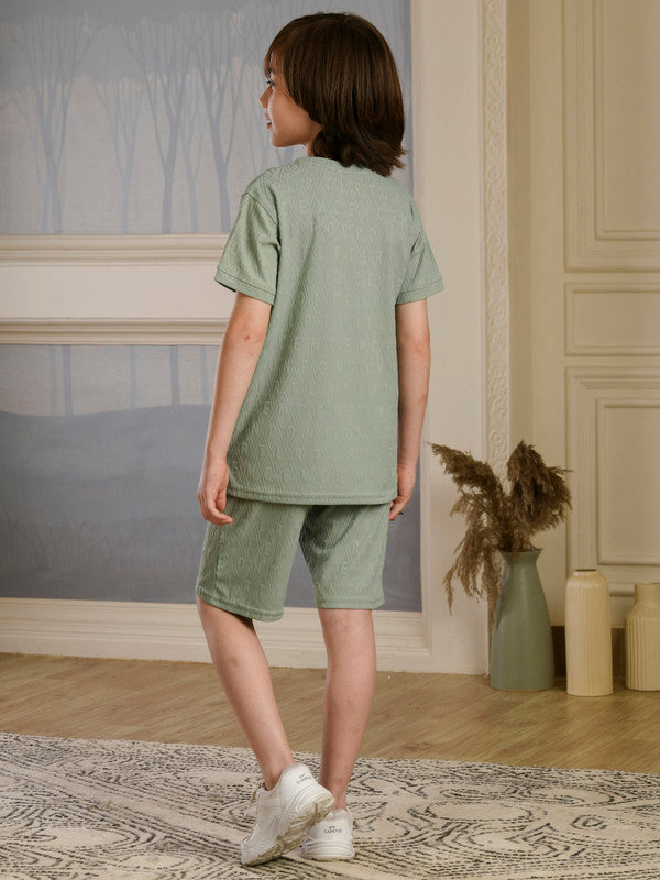 Albion Premium Boys Set Cargon Grey Co-ord set