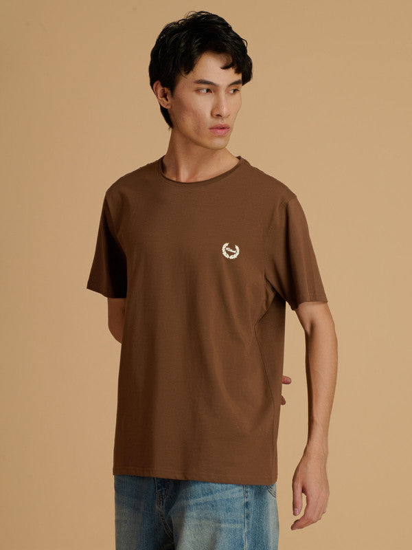 Albion Premium Men D Brown T-Shirt