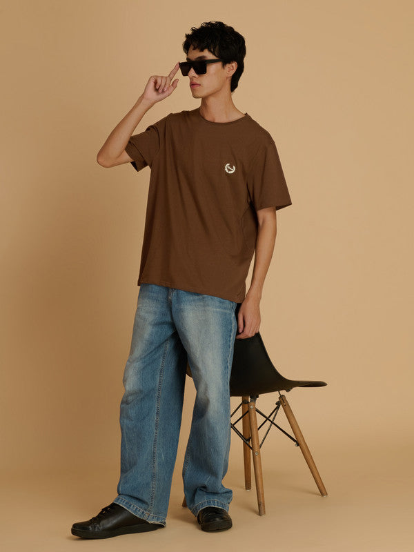 Albion Premium Men D Brown T-Shirt