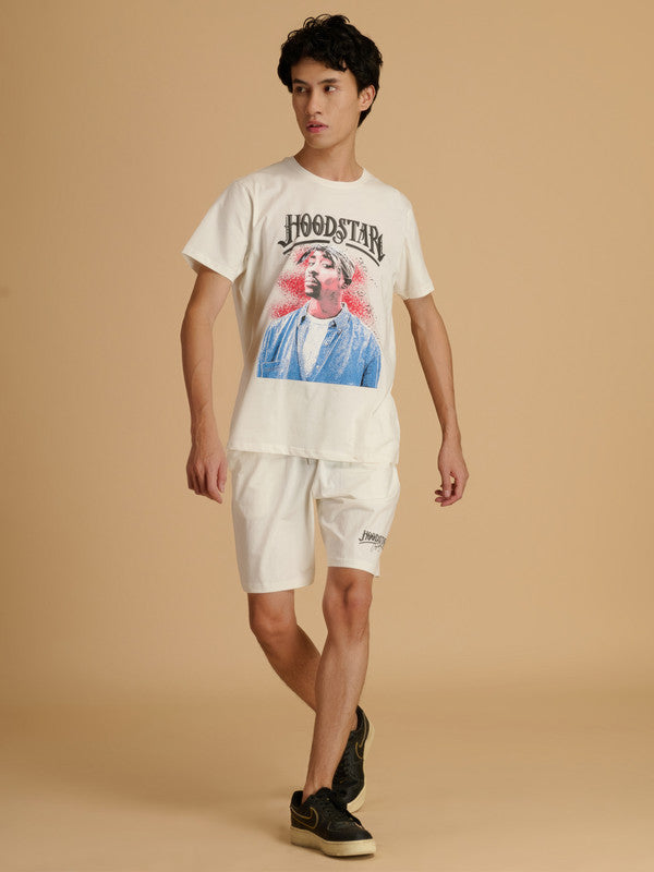 Albion Premium Men White Co-ord set