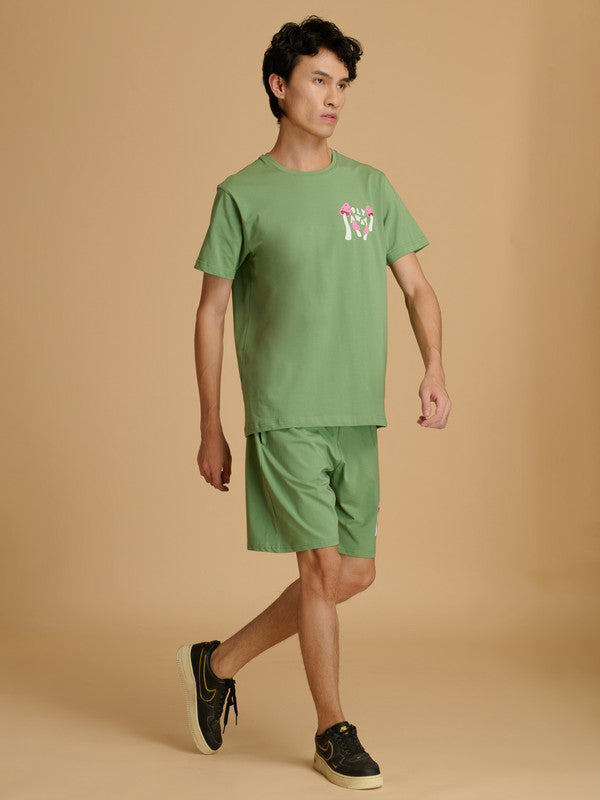 Albion Premium Men Green Co-ord set
