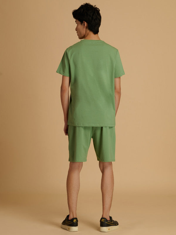 Albion Premium Men Green Co-ord set