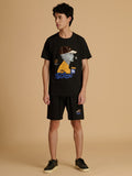 Albion Premium Men Black Co-ord set