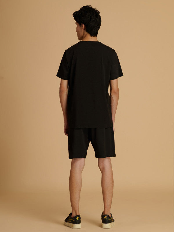 Albion Premium Men Black Co-ord set