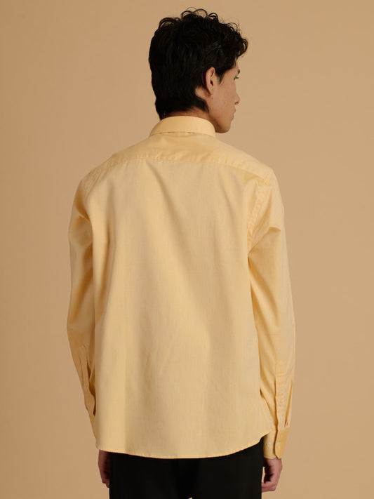 Albion Premium Men Orange Shirt Fs