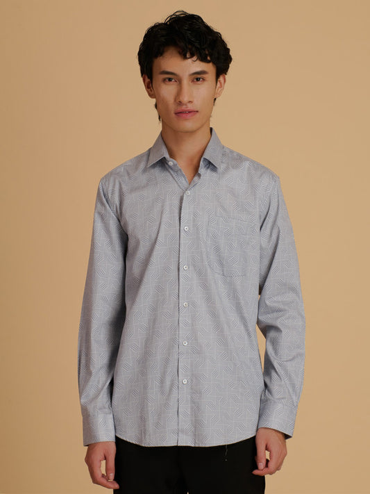 Albion Premium Men Print Shirt Fs