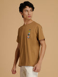 Albion Premium Cyan L.Brown Mens T-Shirt
