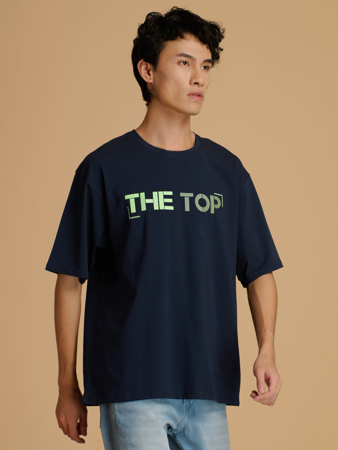 Albion Premium Cyan Navy Mens T-Shirt