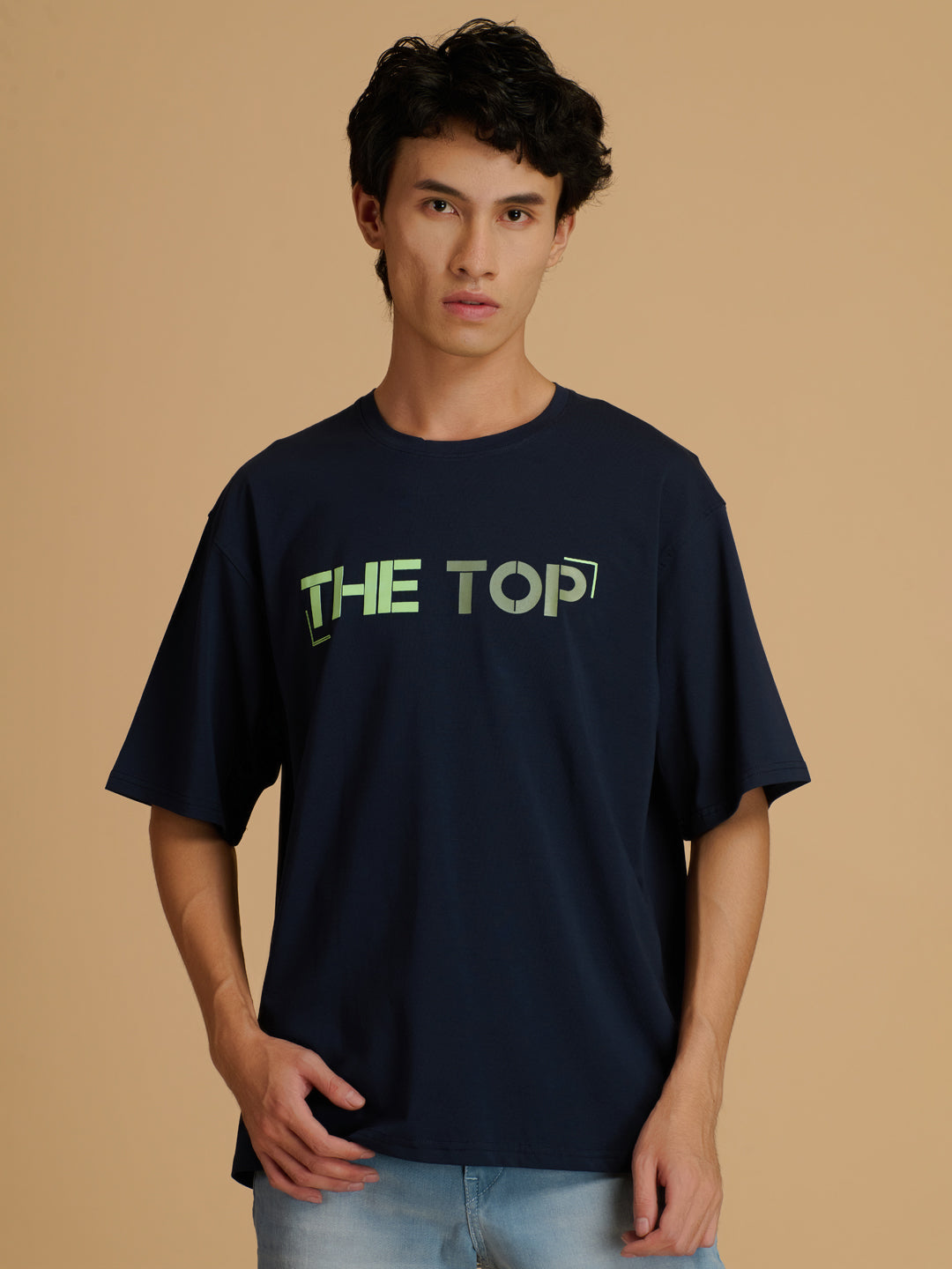 Albion Premium Cyan Navy Mens T-Shirt