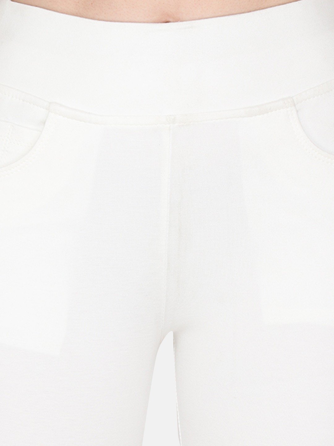 Albion Women Premium White Jegging