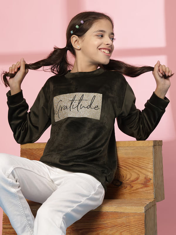 Girls Full Sleeve Sweater | Comfortable & Trendy