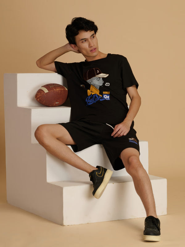 Albion Premium Boys Matching Cord Set | Short Sleeve Top + Shorts | Daily Wear