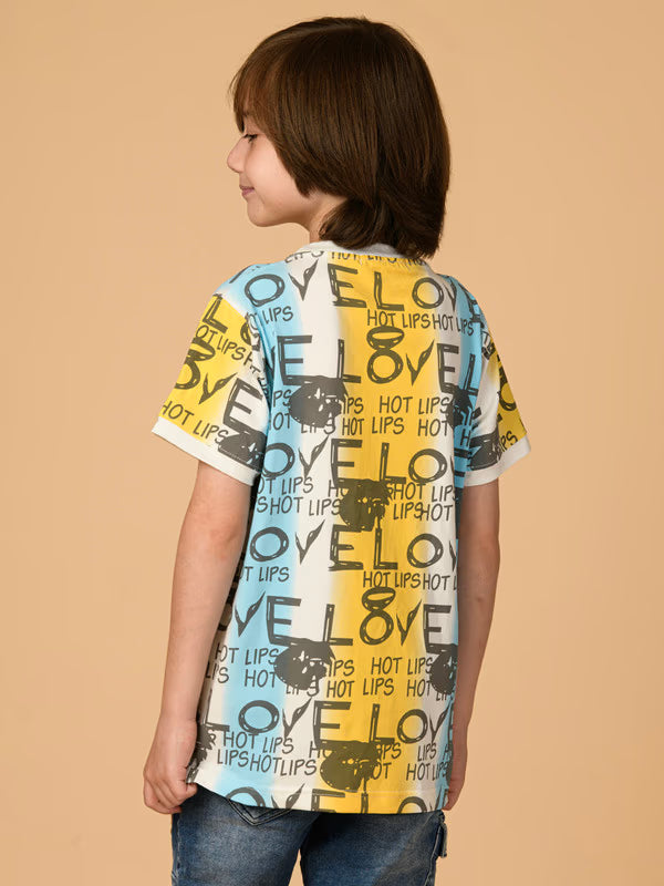 Albion Premium Boys Yellow T-shirt