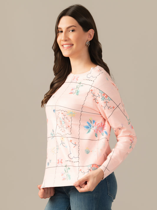 Albion Premium Girls & Women Classic Sweatshirt Coral