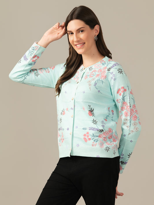 ALBION Women’s Chicago Winter Cardigan - firozy