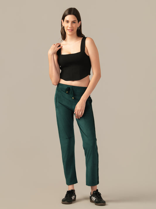 Women’s Trackpants – Comfortable, Stretch & Lightweight GREEN