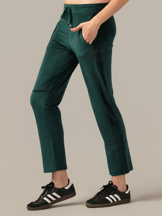 Women’s Trackpants – Comfortable, Stretch & Lightweight GREEN